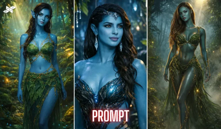 Create Ultra-Realistic Fantasy Alien Forest Portraits AI Prompts