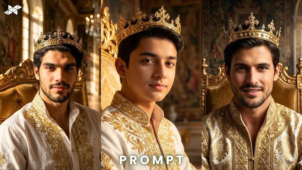 Royal King Portrait in 16K UHD Style 2026