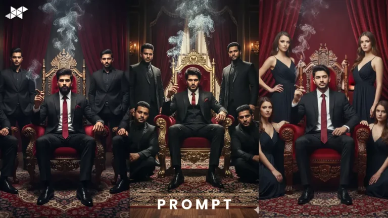 Rule the Frame Create a Cinematic Throne Portrait with AI 4K