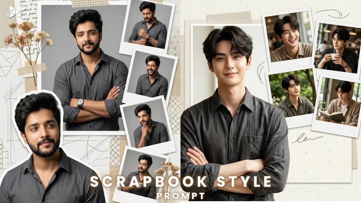 Scrapbook-Style AI Portrait Prompt Guide 2026