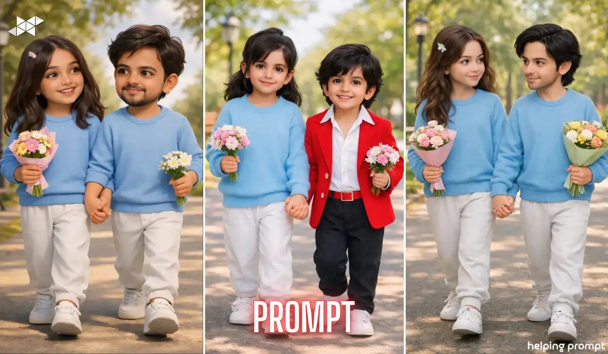 Style 3D Kids Walk AI Prompts