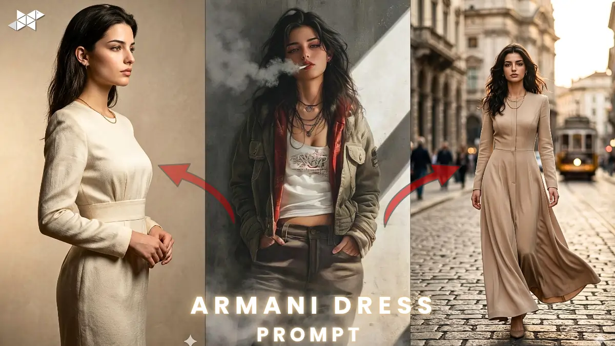 Vintage Armani Dress AI Prompt Guide