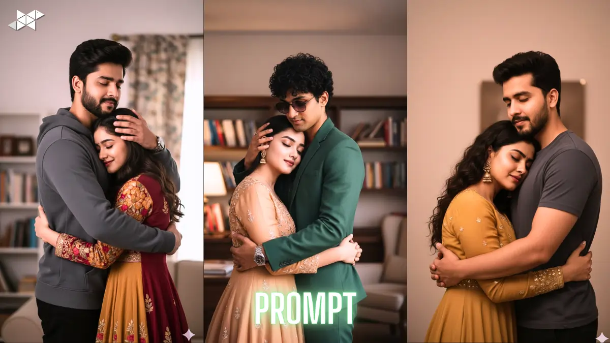 Hug Day Image Prompt for Gemini AI Face Copy