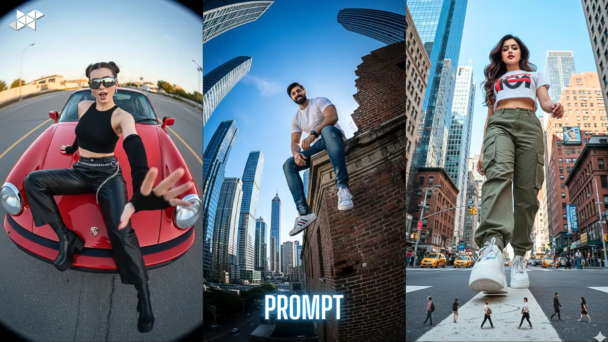 Viral Y2K Fashion Drone-Spin Photo Prompt Guide