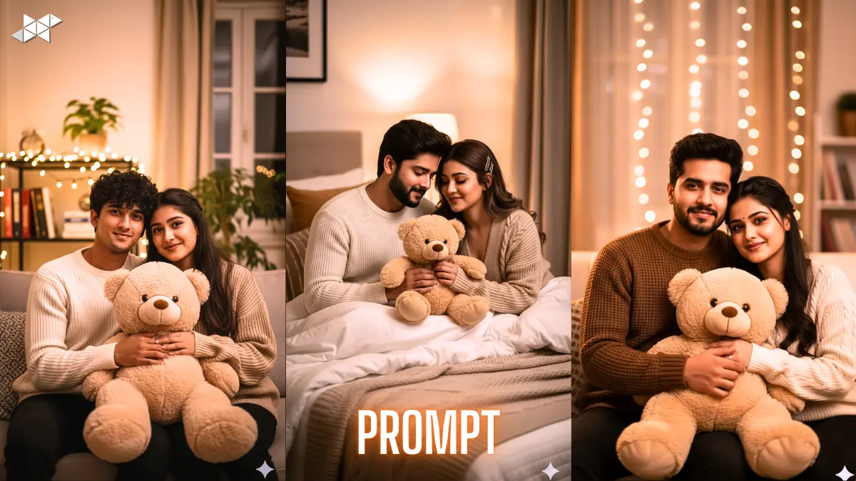 Teddy Day Image Prompt for Gemini AI Couples