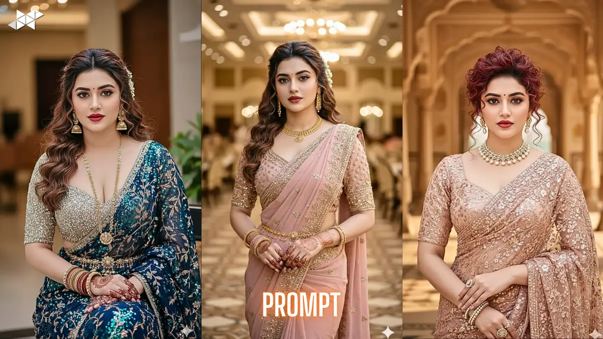 Chabi Women Saari Image Prompt 4K Guide