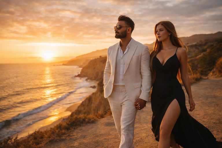 Los Angeles Luxury Lifestyle AI Prompt