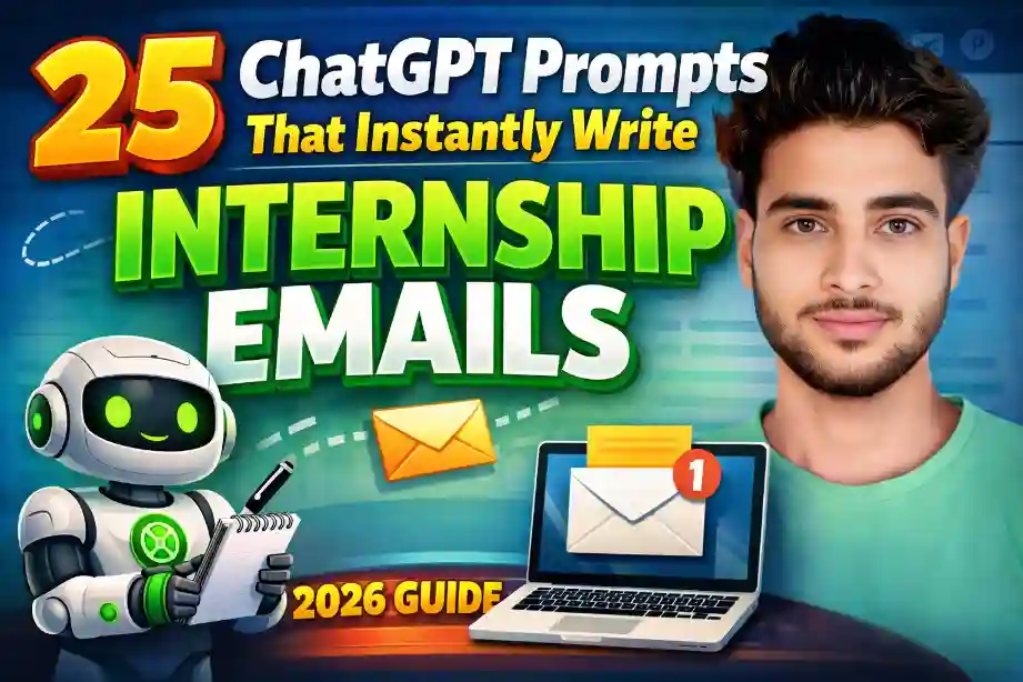 25 ChatGPT Prompts That Instantly Write Internship Emails
