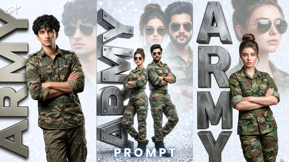 Viral Army Poster AI Prompt – Luxury Cinematic Look
