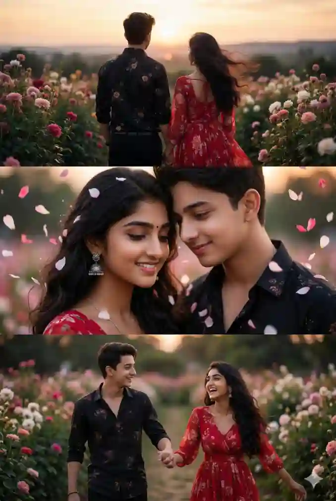 Powerful Winter Portrait Collage Prompt