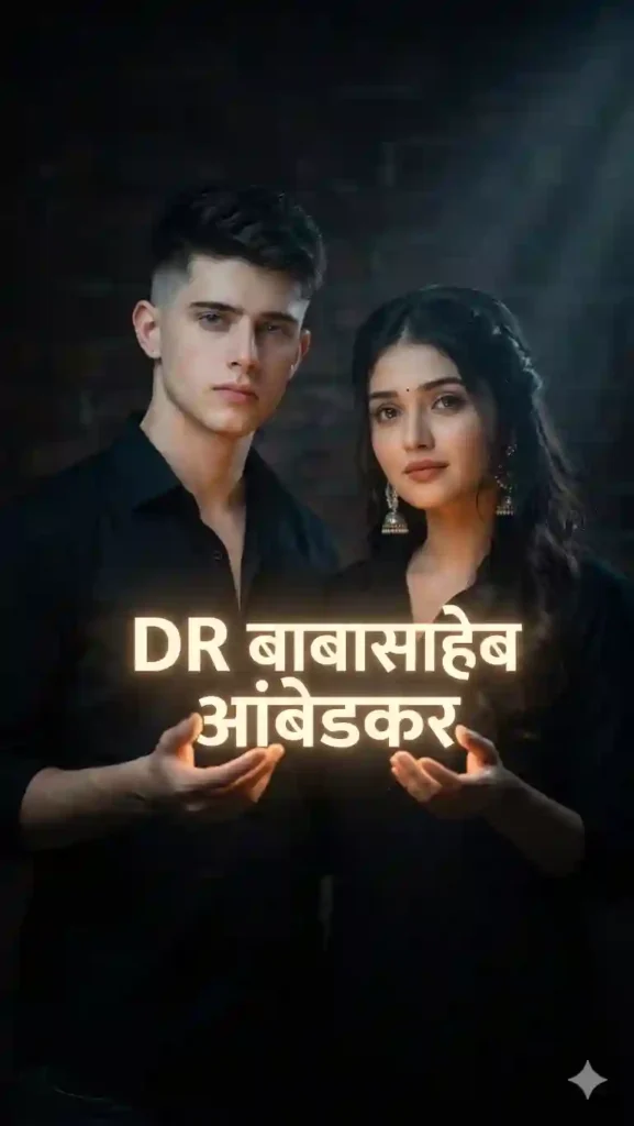 Baba saheb name text Cinematic AI Portrait Prompt