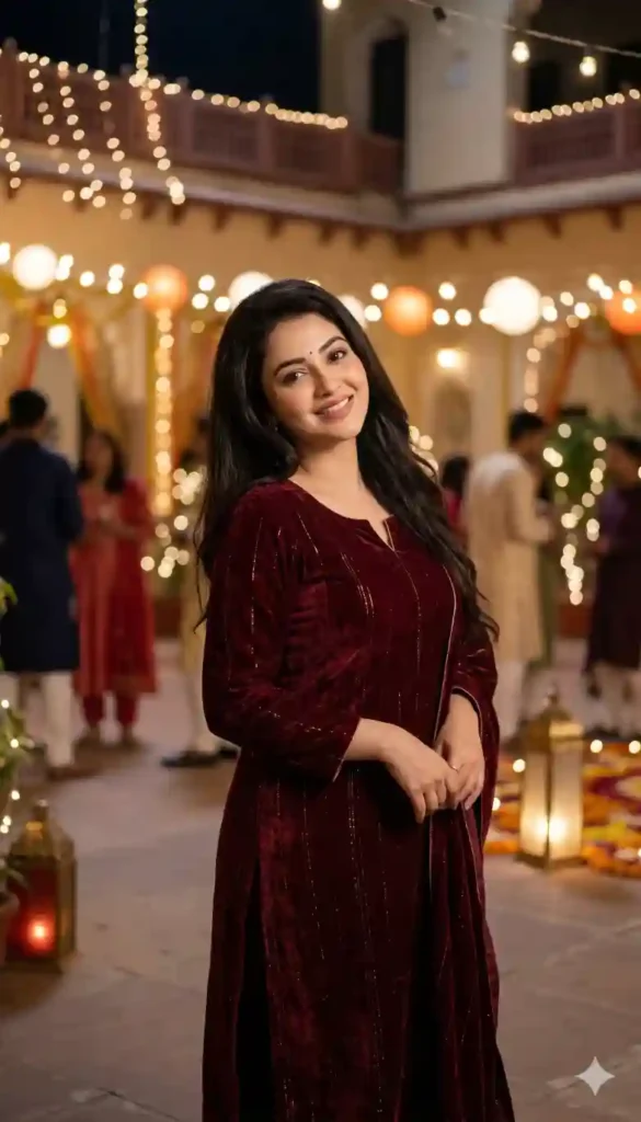 Cinematic BTS Photo Prompt - Desi Swag Night