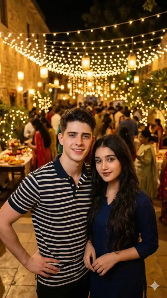 Cinematic BTS Photo Prompt - Desi Swag Night