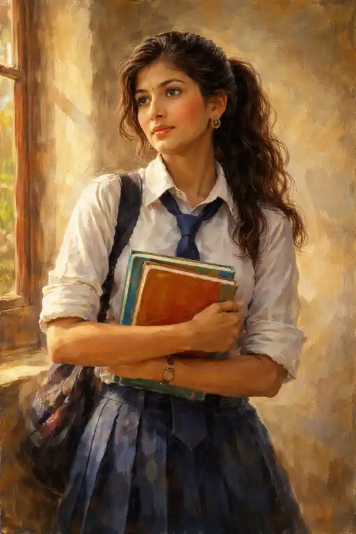 AI oil painting portrait prompt