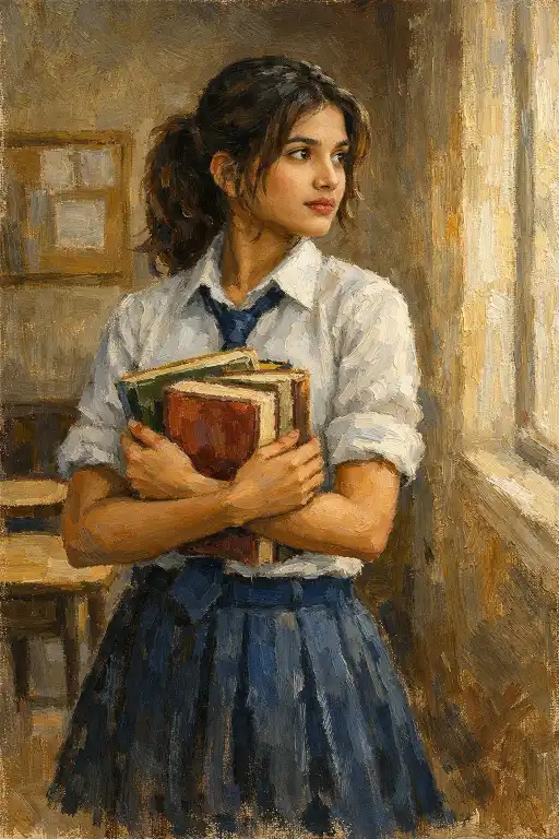 AI oil painting portrait prompt