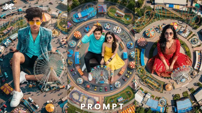Epic Giant Surreal Amusement Park Portrait Prompt 2026