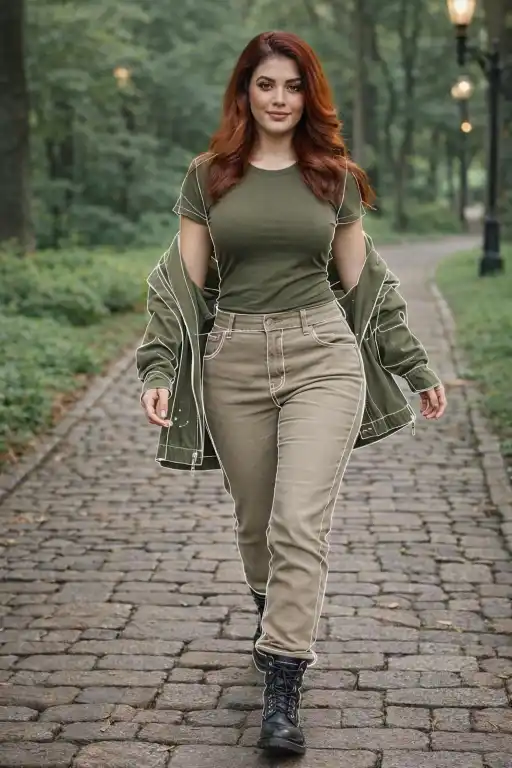 AI fashion sketch portrait prompt