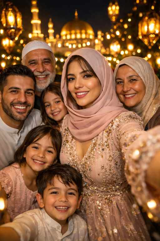 Eid Family Selfie AI Prompt