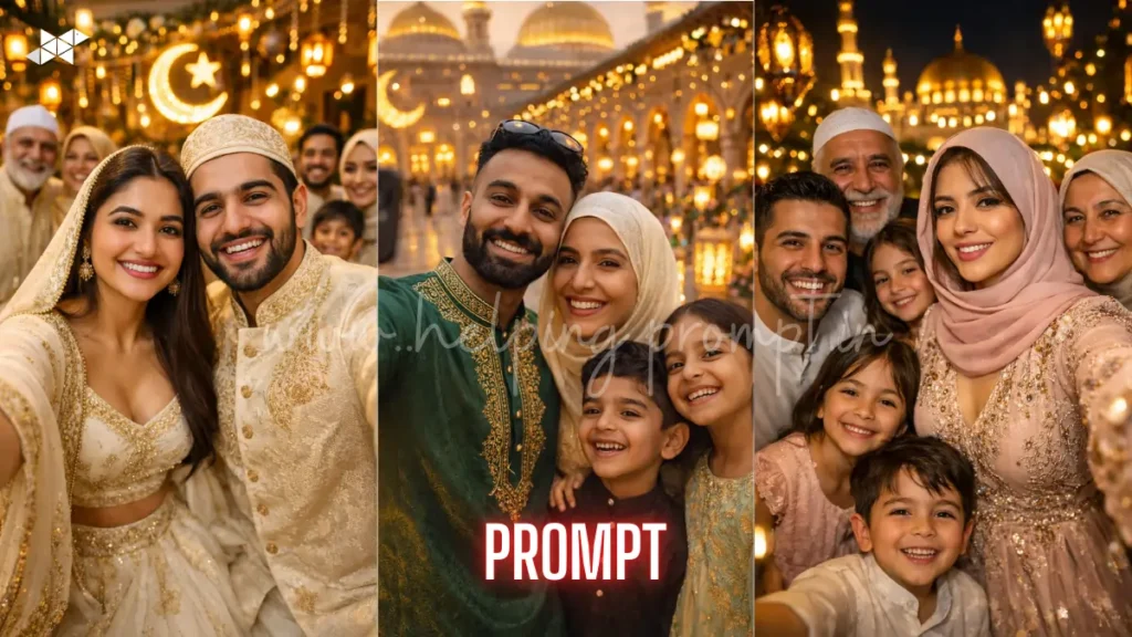 Eid Family Selfie AI Prompt