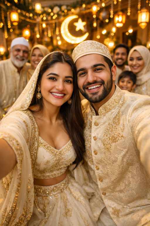 Eid Family Selfie AI Prompt