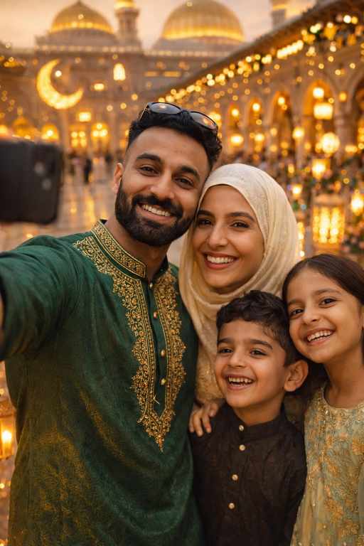 Eid Family Selfie AI Prompt