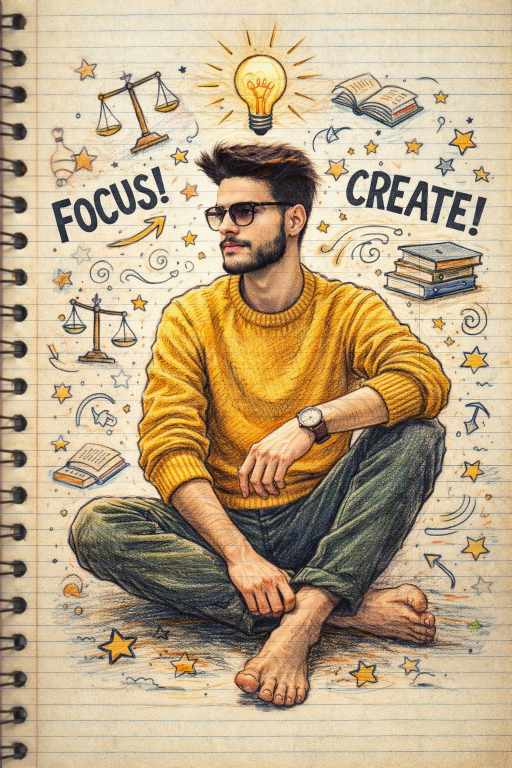 notebook doodle AI prompt