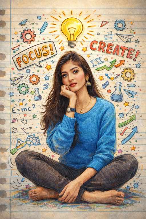 notebook doodle AI prompt