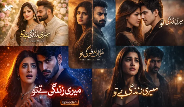 Meri Zindagi Hai Tu AI thumbnail prompt