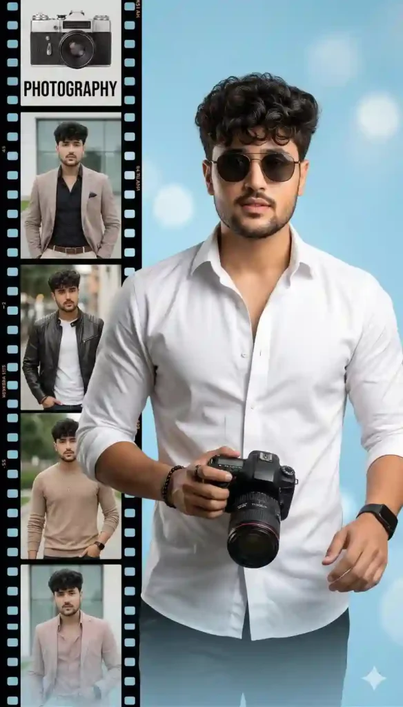 Power Creative Poster Design with DSLR Camera