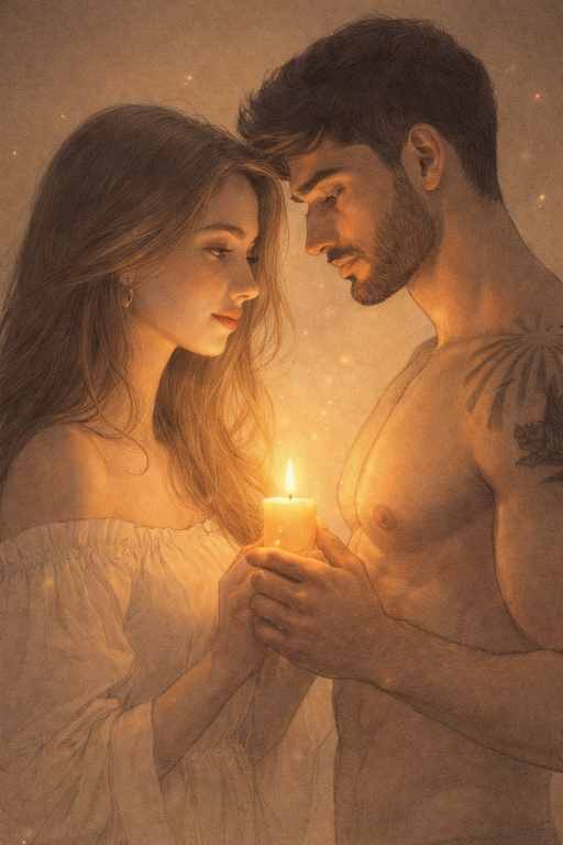 AI Prompt for Candlelight Art