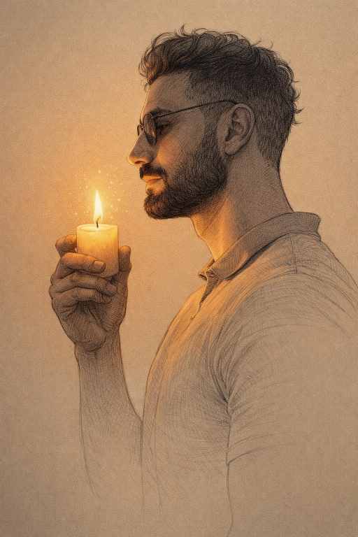AI Prompt for Candlelight Art