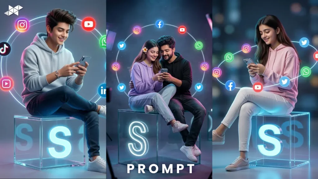 Powerful AI Social Media Orbit Portrait Prompt 2026