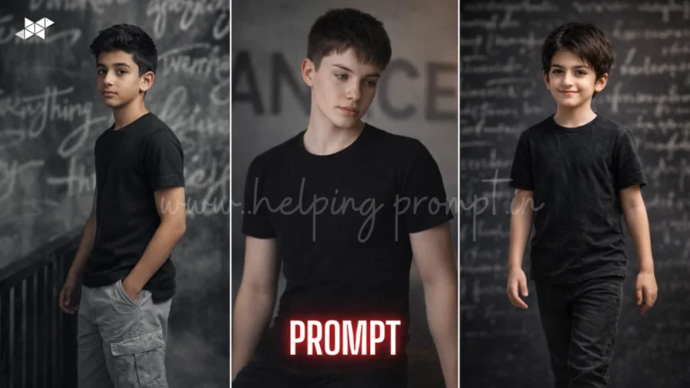 Powerful Cinematic Portrait Prompt for Photorealistic Boy AI Art