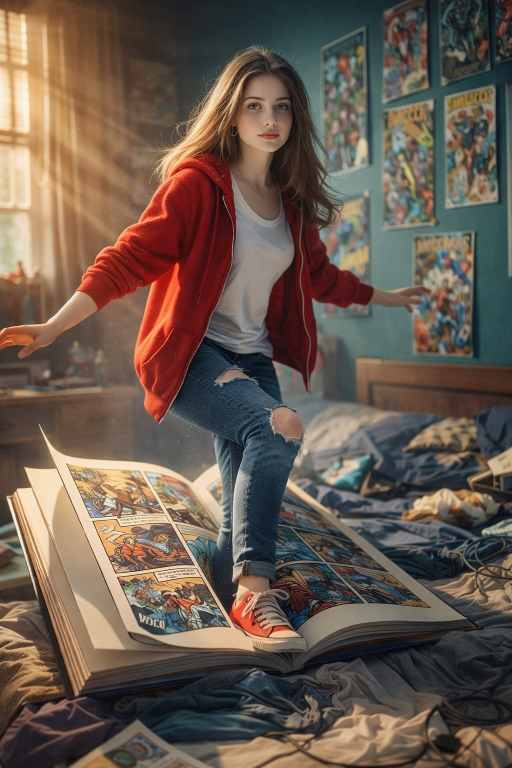 Comic Book Character AI Prompt