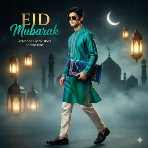 Powerful Eid Mubarak Portrait Prompt