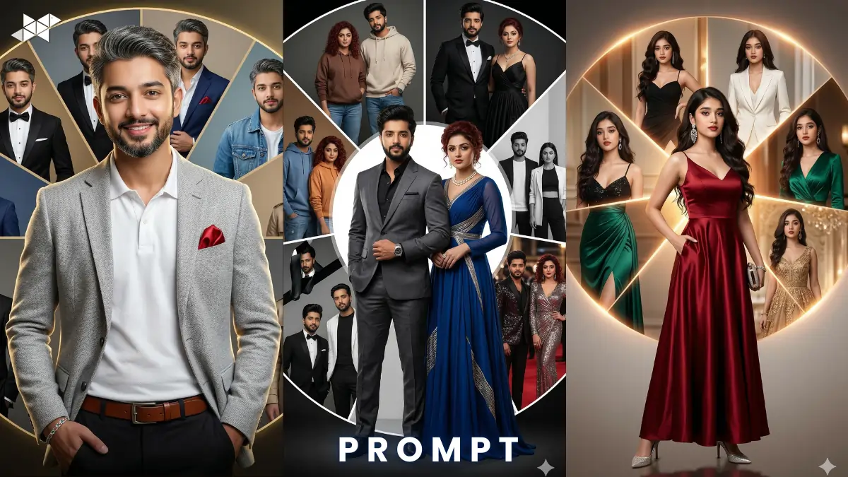 Powerful High-Fashion Portrait Poster AI Prompt