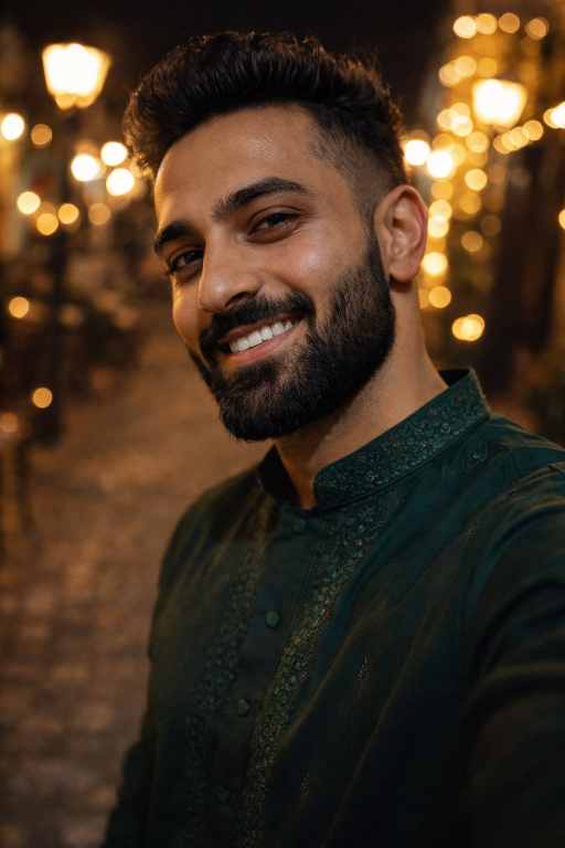 Couple Eid Selfie AI Prompt