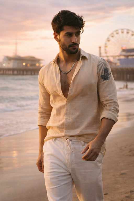 21 Powerful Santa Monica AI Prompt for Viral Selfies Guide