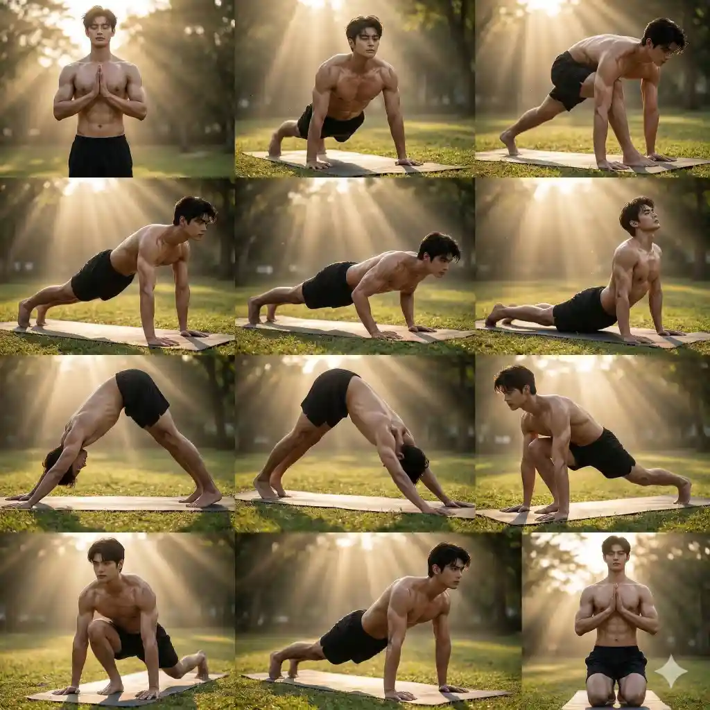 Powerful Step Yoga Image Prompt Guide health