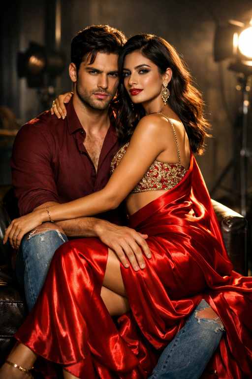 ultra-realistic couple portrait AI prompt