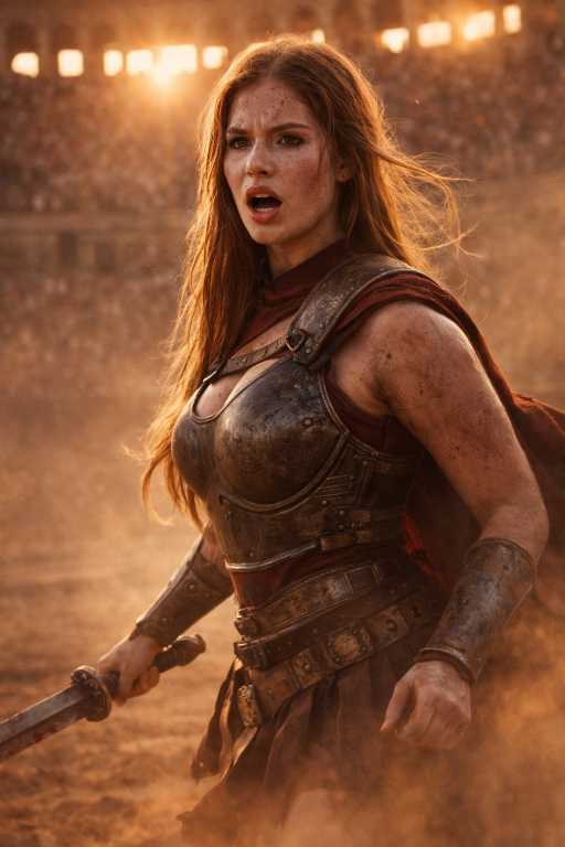 Roman gladiator AI prompt