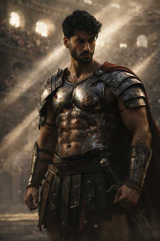 Roman gladiator AI prompt