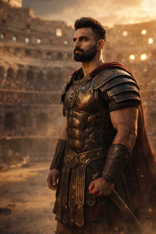 Roman gladiator AI prompt