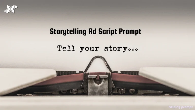 Storytelling Ad Script Prompt