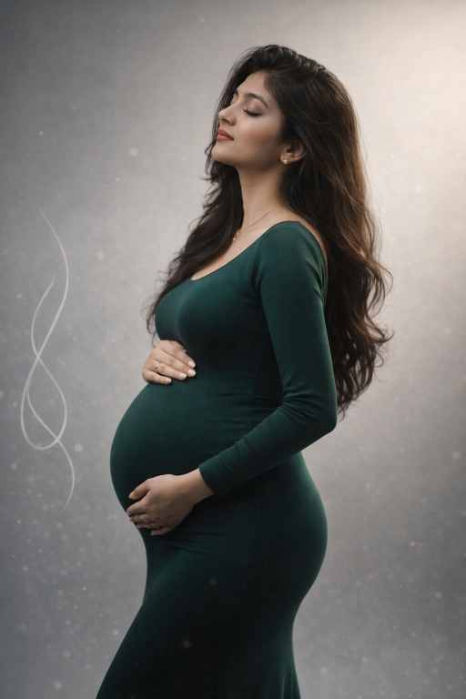 AI maternity portrait prompt