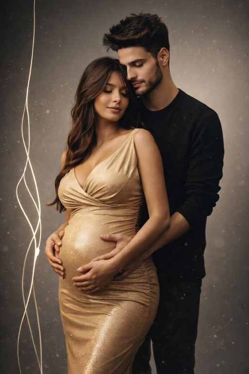 AI maternity portrait prompt