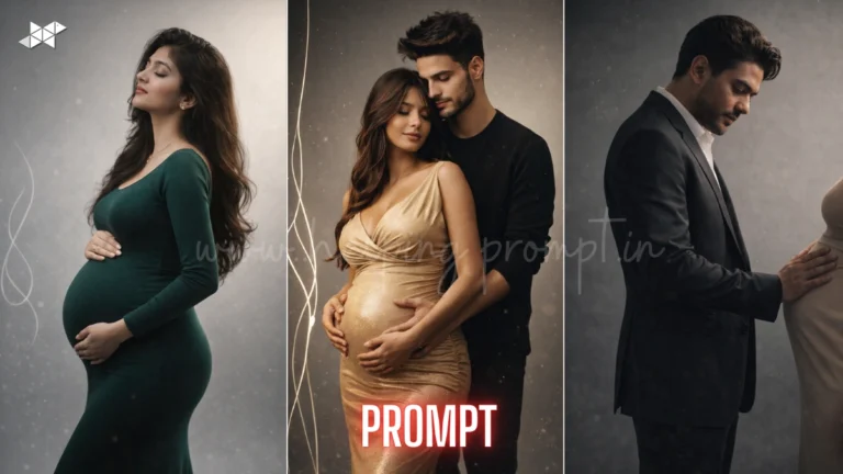 AI maternity portrait prompt