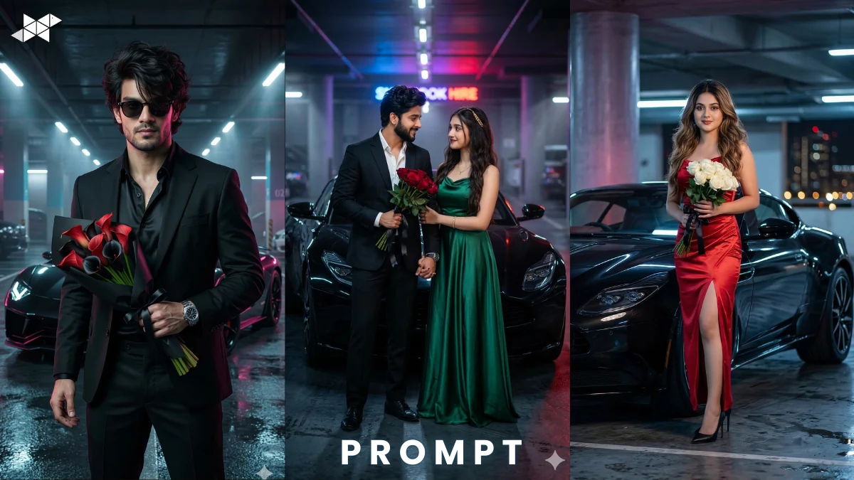 Stunning Cinematic AI Portrait Prompt for Luxury Night Shots