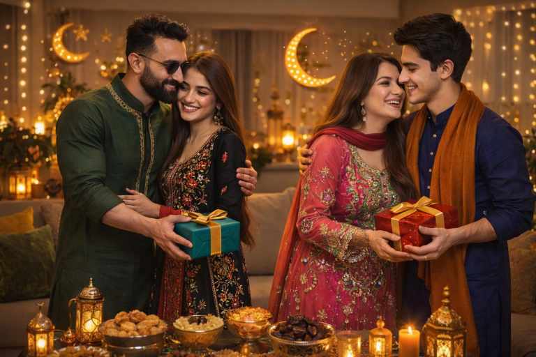 Eid-ul-Fitr Celebration Scene AI Prompt