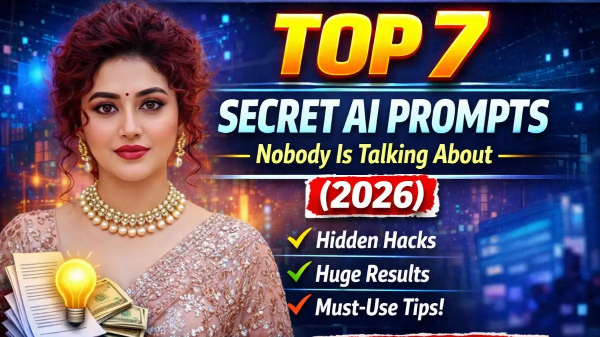 Top 7 Secret AI Prompts Nobody Is Talking About (2026 Guide)🔥
